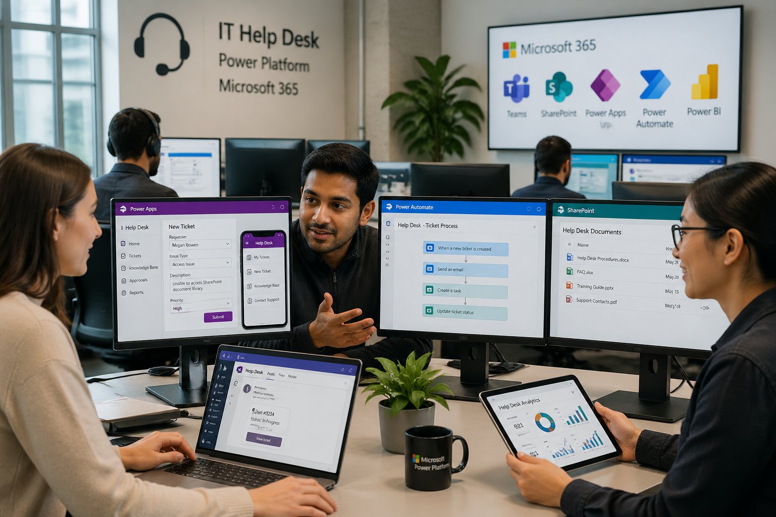 IT Help desk application using Power Apps