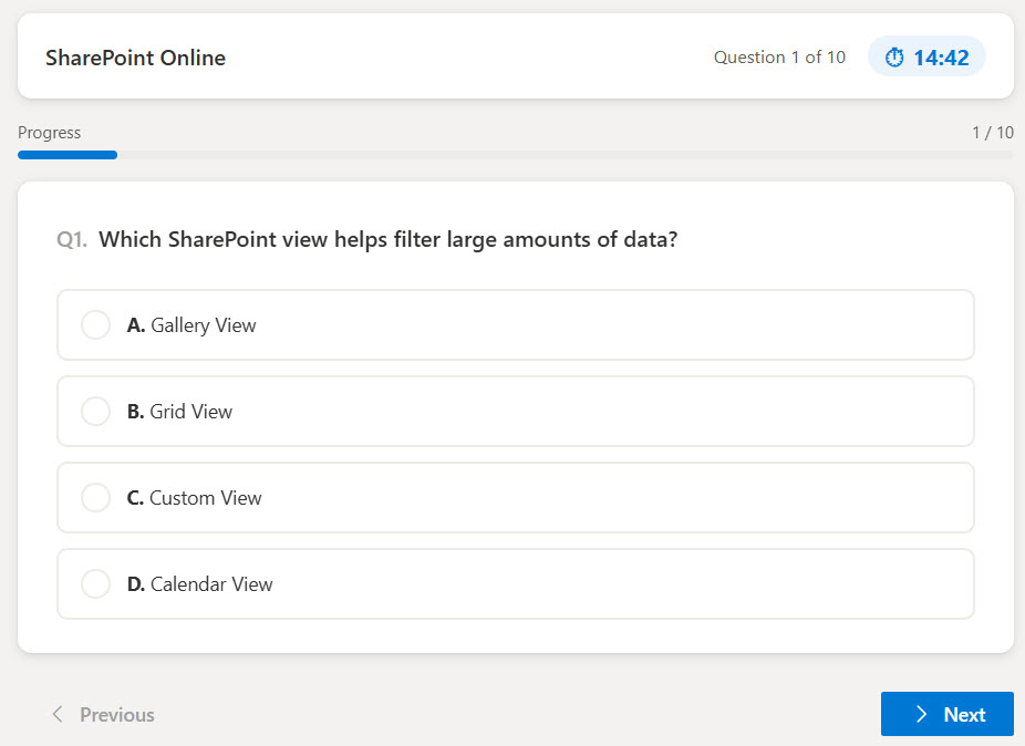 SharePoint Quiz App using SPFx