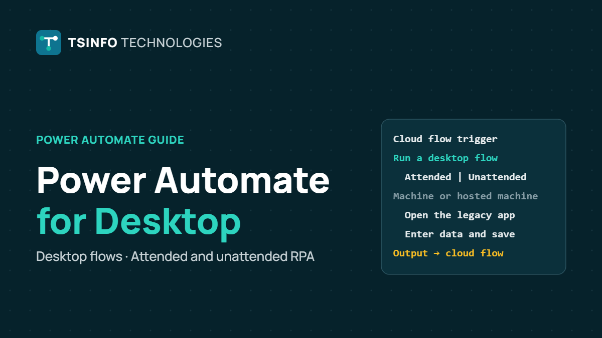 Power Automate Desktop: Features, Benefits and How to Get Started
