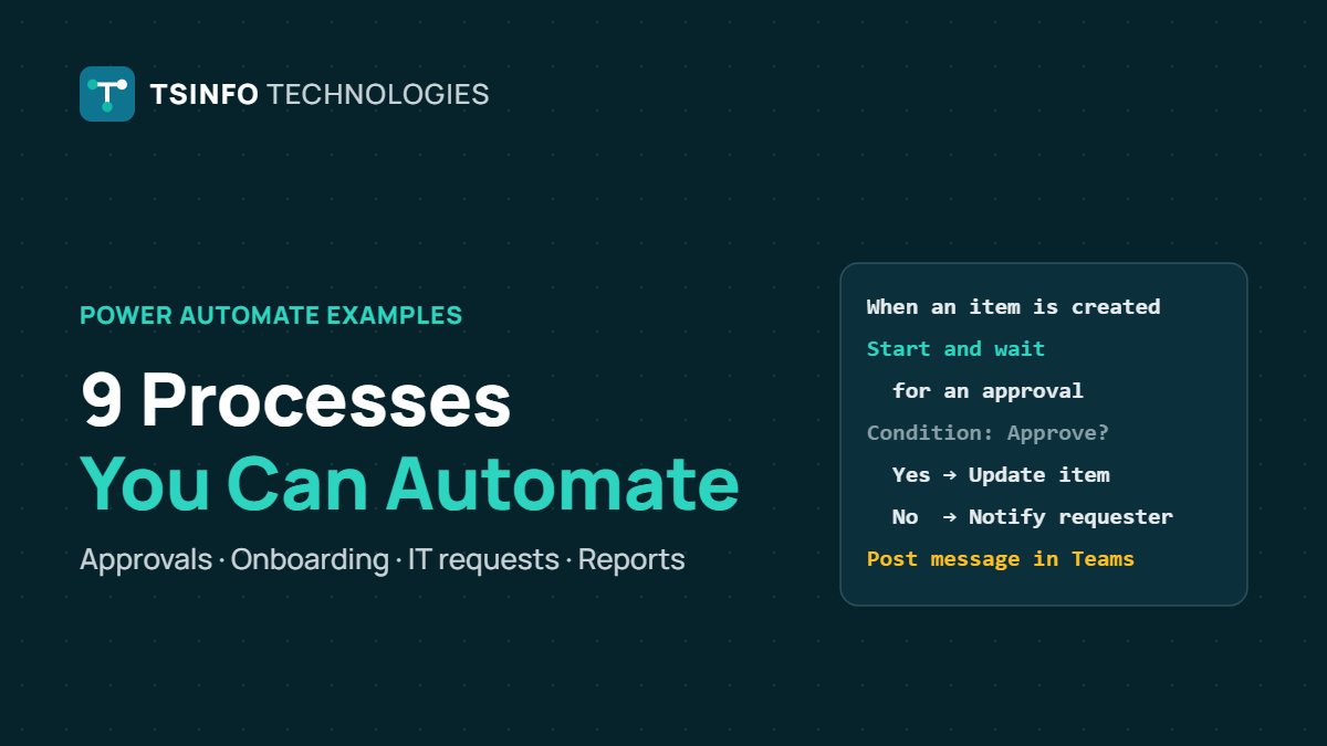 9 Power Automate Examples: Business Processes You Can Automate in 2026